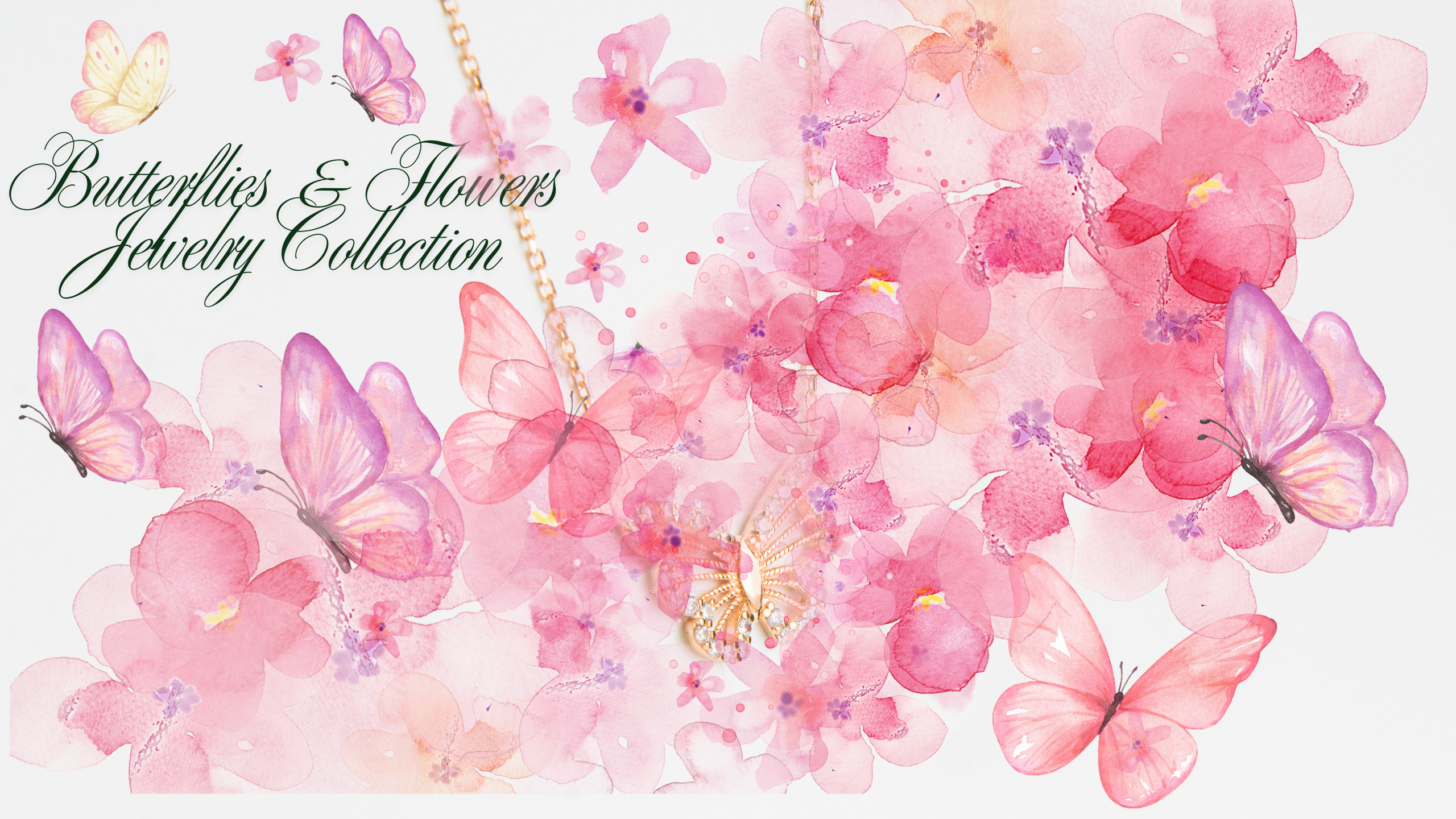 Butterflies & Flowers Jewelry Collection