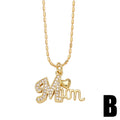 Mom ♥ Necklace- Includes a beautiful gift box with flowers and wrapped.