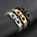 Men Casual and Elegant Real Gold Plated Bracelet