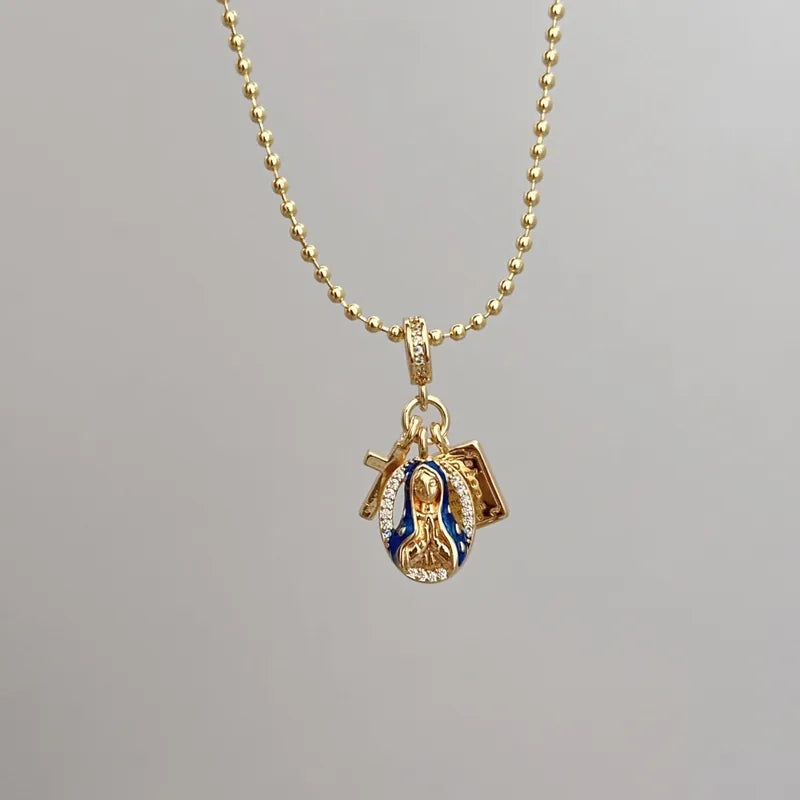 Virgen Mary Necklace